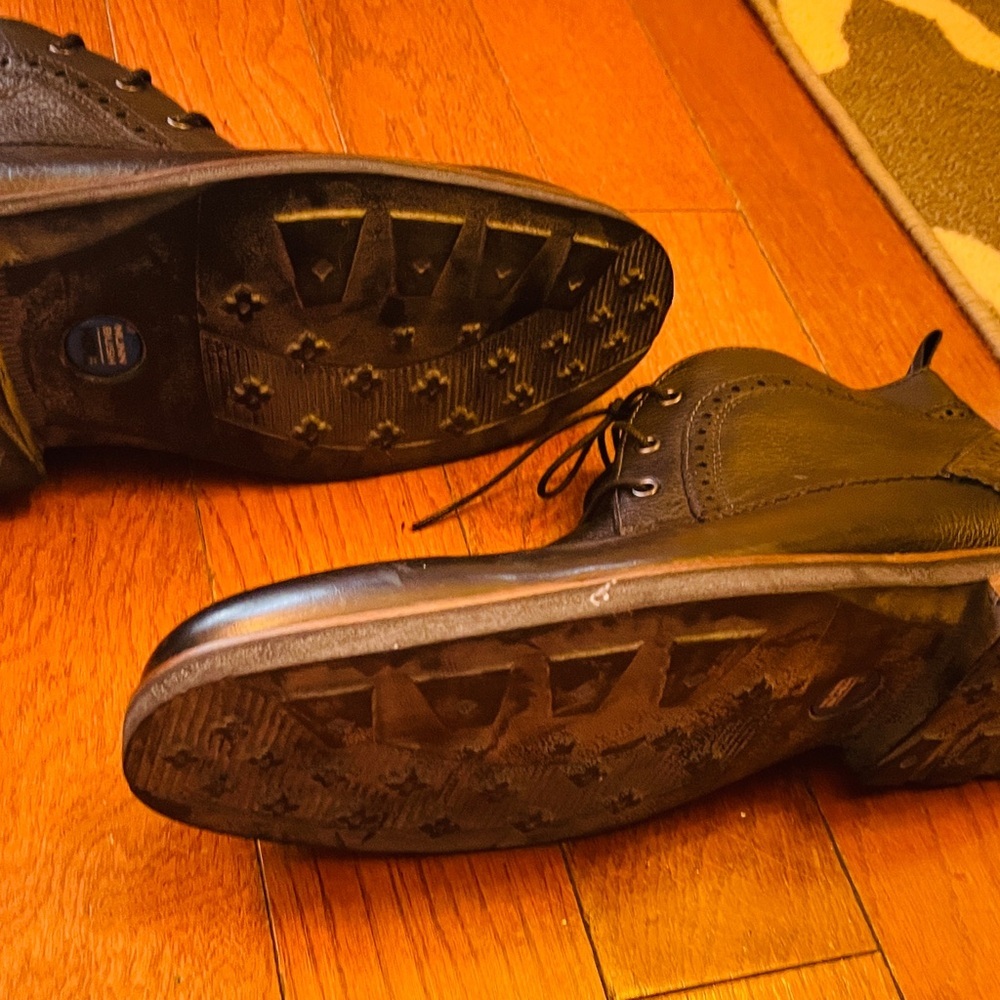 Men's Nun Bush Black Leather Shoes size 13 EUC - Picture 6 of 11